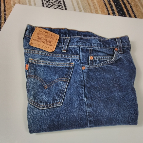 ORANGE TAB VINTAGE LEVI'S MENS SIZE 29/34 - Picture 6 of 16